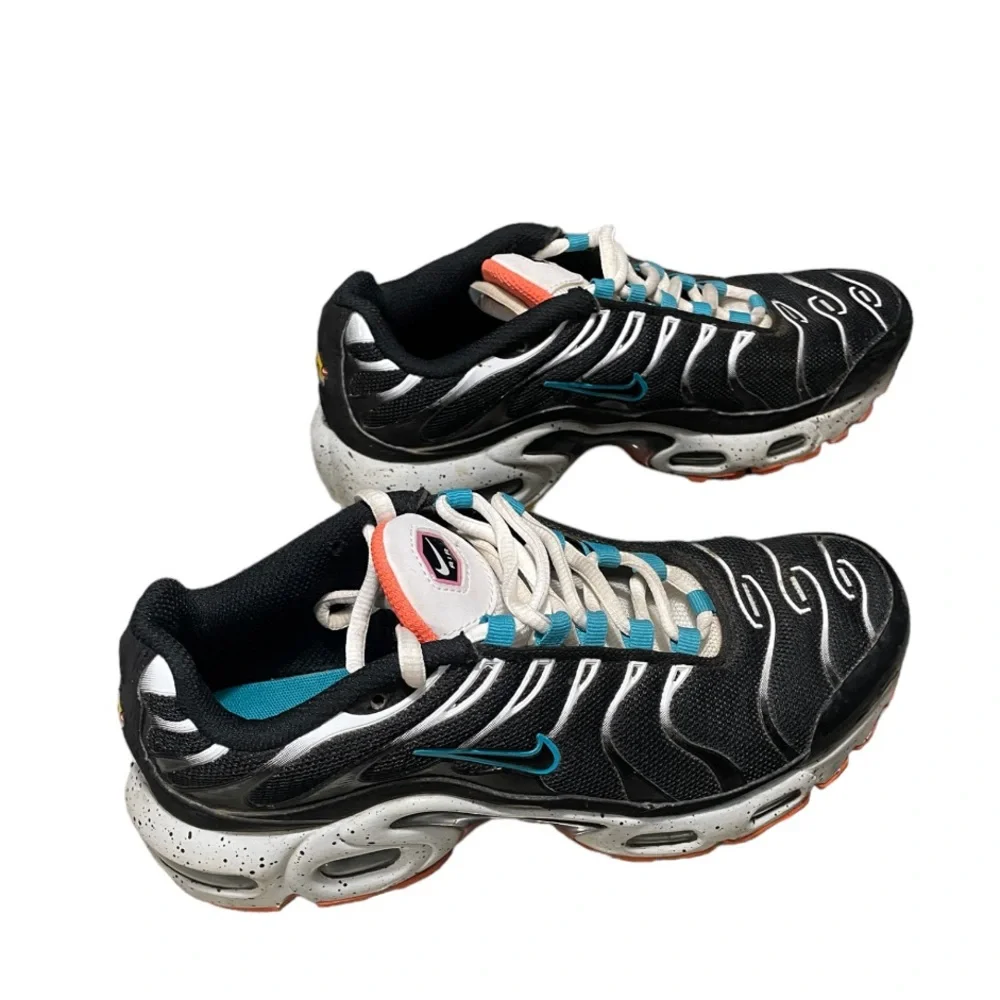 Nike Air‎ Max Plus Black Teal Coral 5Y 37.5 EU